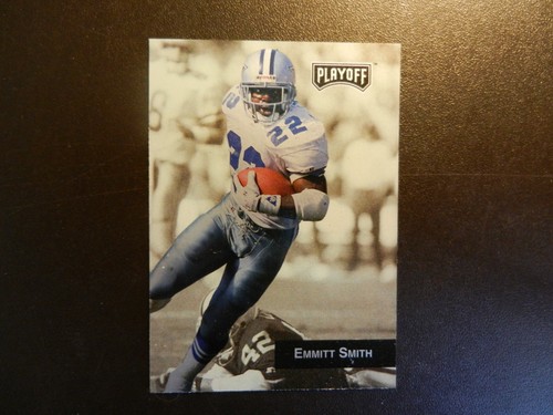1993 '93 PLAYOFF *HOFers EMMITT SMITH & BARRY SANDERS* NFL CARDS! - Picture 3 of 4