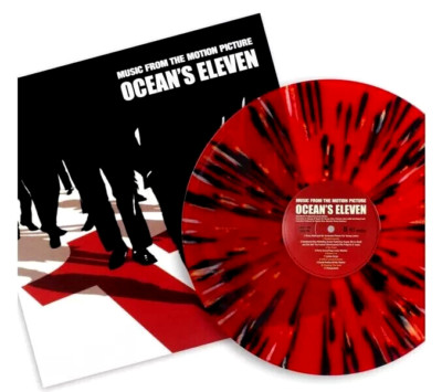 OCEAN'S ELEVEN Music From The Motion Picture RED,BLACK &WHITE SPLATTER LTD 1000