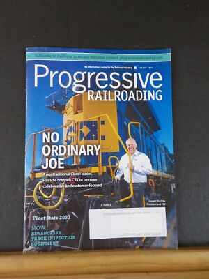 Progressive Railroading 2023 August No Ordinary Joe Fleet Stats 2023 Track inspe