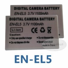 2x EN-EL5 Lion Battery For Nikon Coolpix 4200 P80 P90 S10 P510 P520 P3 P6000 S10