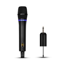 UHF Metal Dynamic Handheld Karaoke Mic with 6.35mmPulg Reciver for Karaoke