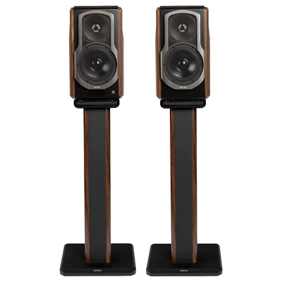 Edifier S2000MKIII Active Bookshelf Speakers with Floorstanding Speaker Stands