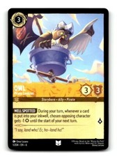 Disney Lorcana Azurite Sea Card 1/204 EN6 Owl - Pirate Lookout