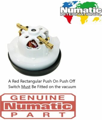 Ametek Saugmotor Motor Passend Numatic Henry HVR 200, RSV 130-1