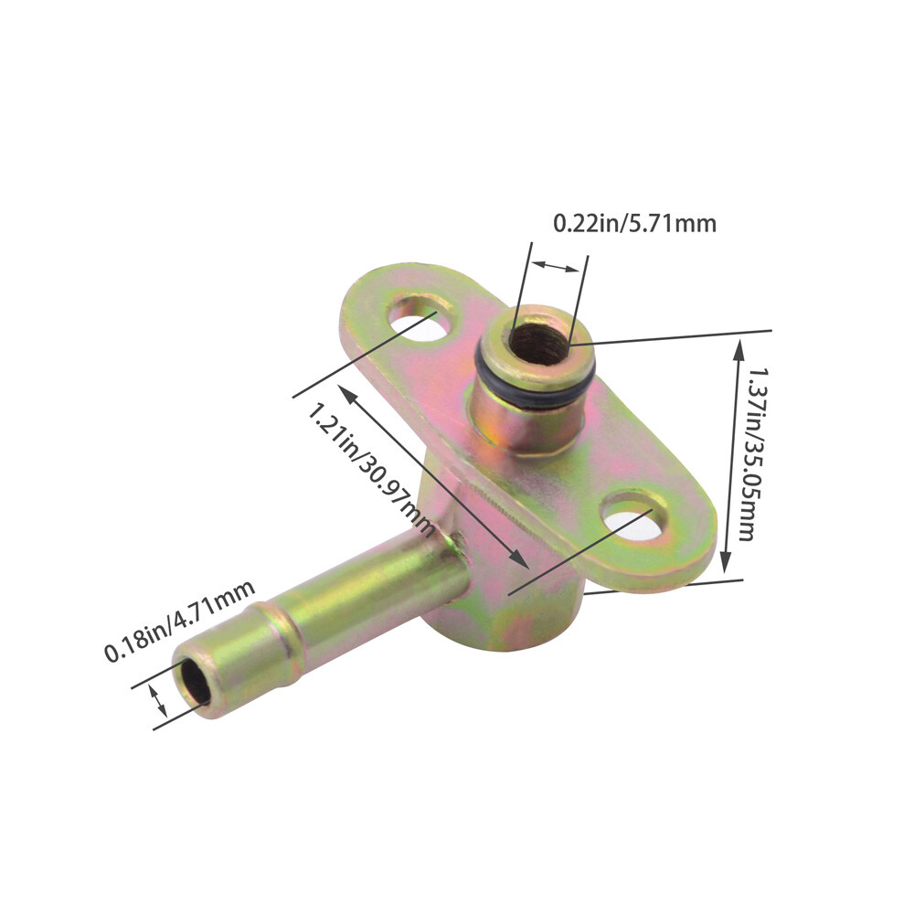 Fuel Pressure Regulator Adapter Fuel Rail Fitting 0.2" for Nissan 240SX