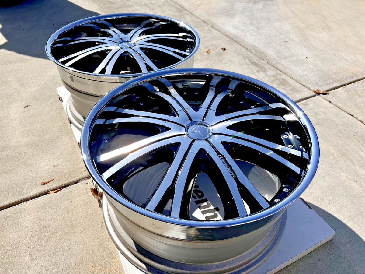 New (Old Stock) Lowenhart LT8 22x10.5 +45 5x112 - 2 wheels only