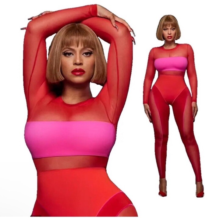 Ivyさん専用 Adidas X IVY PARK Beyonce Super Mesh Jacket Asymmetric