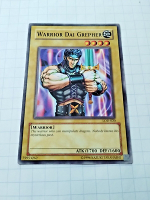 Yugioh! Warrior Dai Grepher - LOD-020 - Common - Unlimited
