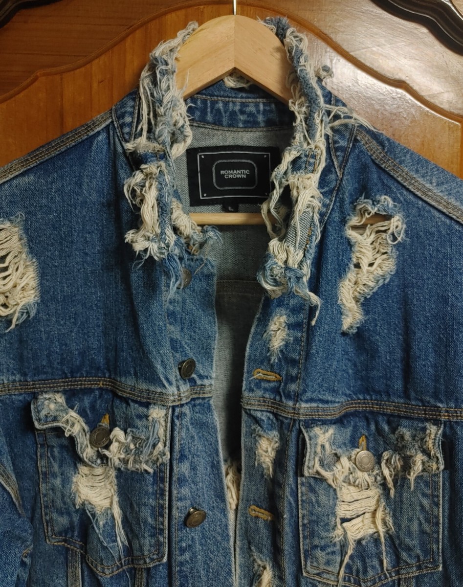 ROMANTIC CROWN Zombie Denim Jacket MUSINSA Jeans Trucker Korean