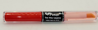 Amuse Cosmetics Two Way Lip Gloss - Red Orange (LIP 8280-8) - New with Seal