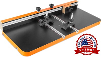 Mesa De Taladro De Columna Con Tope Ajustable Y Bloque De Tope Metálico US Nuevo