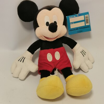 Original Disneyland Paris Mickey Mouse Plüsch mit Etikett 