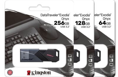 Kingston DataTraveler Exodia Onyx 64GB 128GB 256GB DTXON USB 3.2