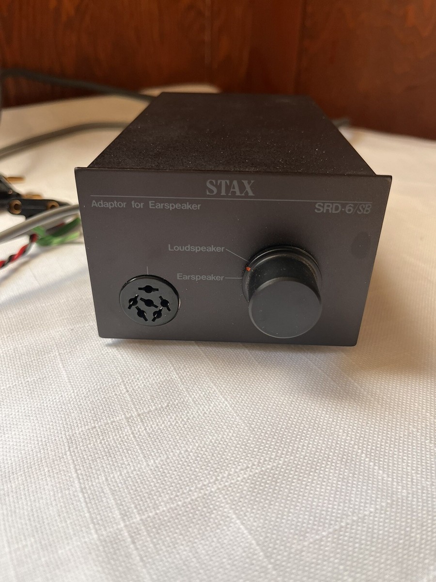 STAX SRD-6/SB Electrostatic Ear Speaker Headphone Adaptor | eBay