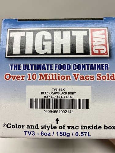 Tightvac Airtight Multi-Use Vacuum Seal Portable Storage 1 oz to 6 ounce - Picture 2 of 5