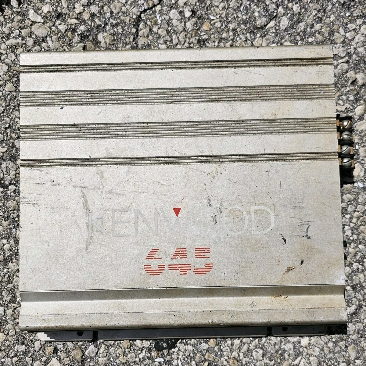 Kenwood 645 4 channel power amp amplifier KAC-645 | eBay