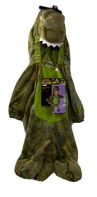 PLUSH DINO One piece Jumpsuit Jumper Halloween Animal COSTUME 6m-12m New