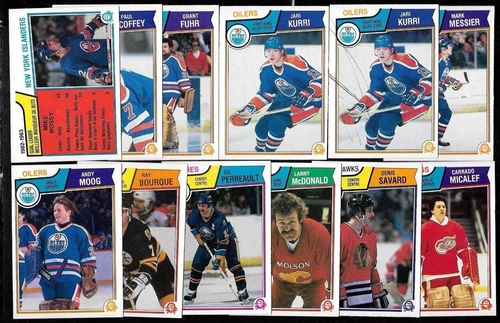 1983-84 OPC 83-84 O PEE CHEE NHL HOCKEY CARD & ERROR VARIATION 1-132 SEE LIST
