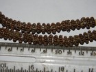 21" Strand - Beads Copper color Coil Wire Ghana Beads African Art