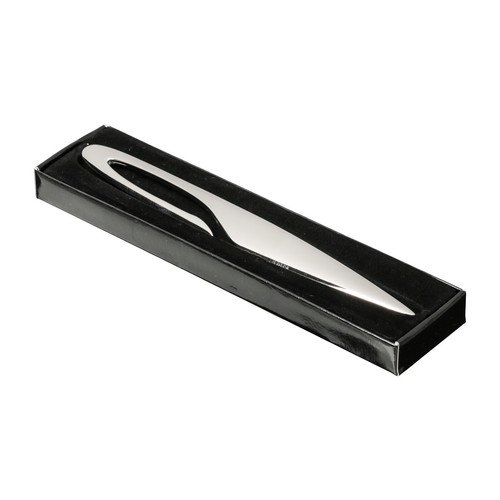 Abridor de cartas IMMINGHAM con grabado metálico incl. grabado rectangular brillo plateado - Imagen 3 de 6