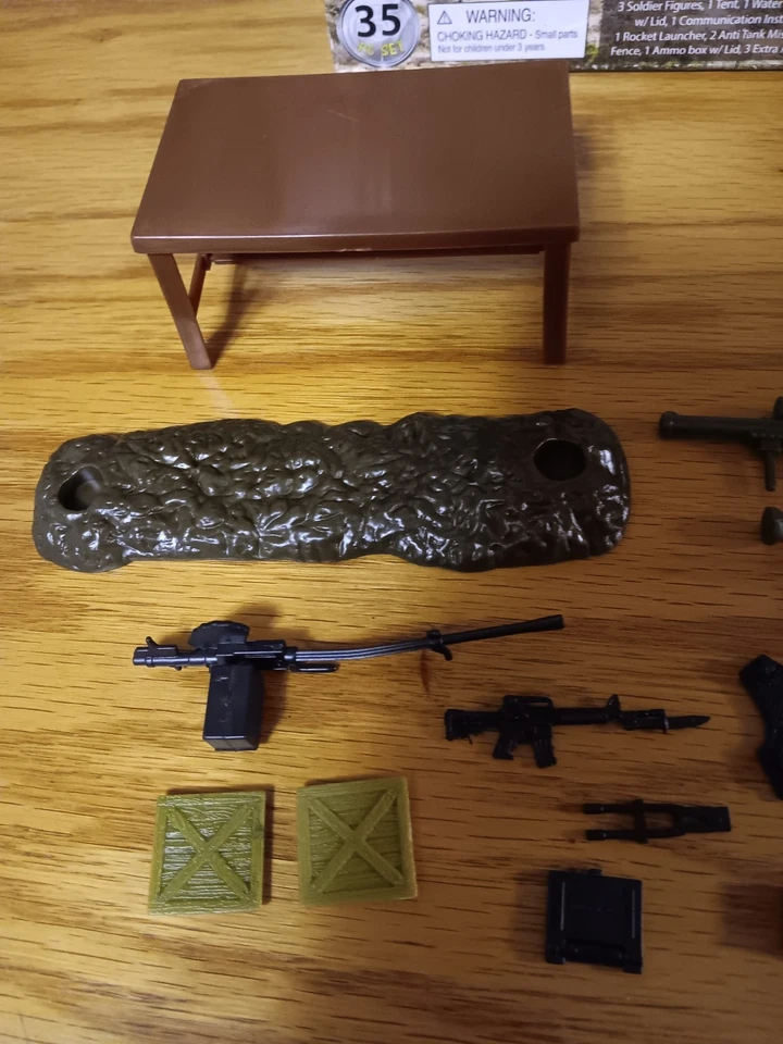 Click N' Play Military Campsite Replacement Parts Lot - GI Joe interest - Изображение 2 из 4