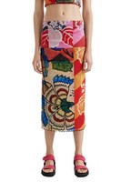 Desigual X Christian Lacroix Bell Midirock Mit Muster FüR Damen S