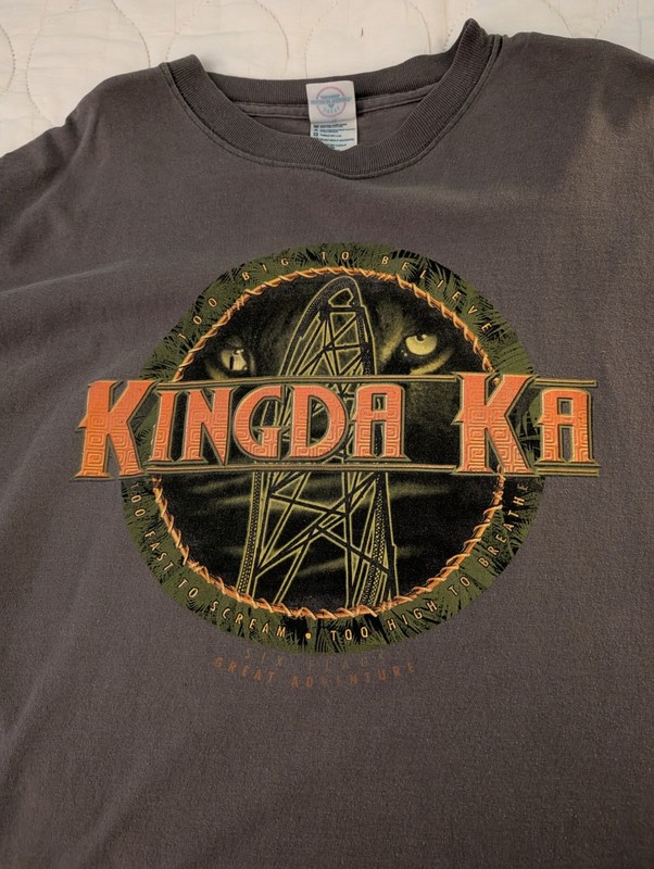 2004 Original Kingda Ka T-Shirt - Park Purchased, Excellent Condition