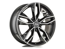 CERCHIO IN LEGA PER MINI CLUBMAN 8,0J18" 5X112 42 73 MSW MSW 71 GLOSS DARK GREY 