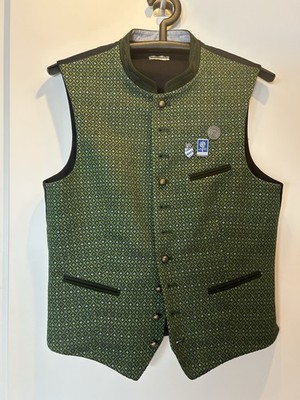 Gottseidank Trachtenweste Konstantin Gr46 wie neu! Oktoberfest Trachten Gillet