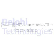 Delphi Brake Pad Wear Warning Contact Kit For BMW E81 E87 E88 34356792560