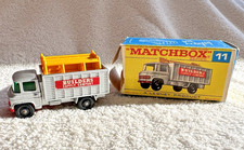 Vintage Lesney Matchbox #11 Mercedes-Benz Scaffolding Truck 1969 w/Box