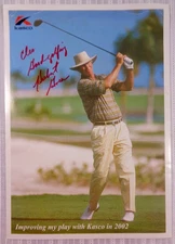 Hubert Green Signed Autographed Golf Kasco 2002 PGA Advertisement Print