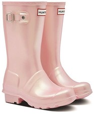 Image of Hunter Kids Original Nebula Pearlised Wellington Boots