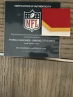 Patrick Mahomes Chiefs Game Used Worn Jersey Patch Swatch NFL MVP RARE !
