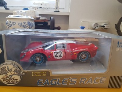Ferrari 412 P Le Mans 1967 1:18 Eagles Race