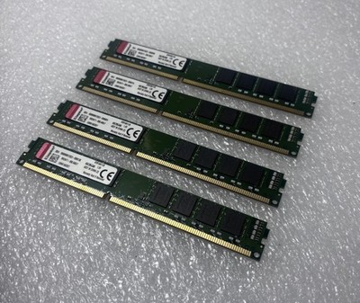 Lot 4x Kingston KVR16N11/8 32GB 4x8GB DDR3 1600MHz PC3-12800 DIMM RAM