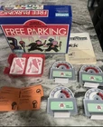 Free Parking Board Game Complete Vintage 1988 Monopoly Themed Parker Brothers
