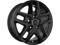 "Leichtmetallfelge FüR Man Tge 6,5J16\" 5X120 50 65,10 MSW MSW 40 Van Gloss Black"
