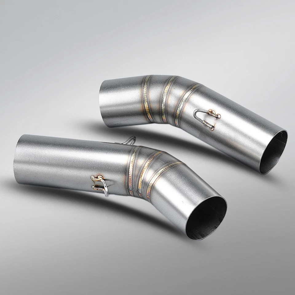 For Ducati 848 1098 1198 Exhaust Mid Pipe System 51mm Muffler Tip Baffle Slip On - Image 2 of 4