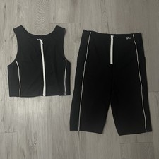 DSG Activewear Set S Top M Biker Shorts Sport Athletic Athleisure Loungewear