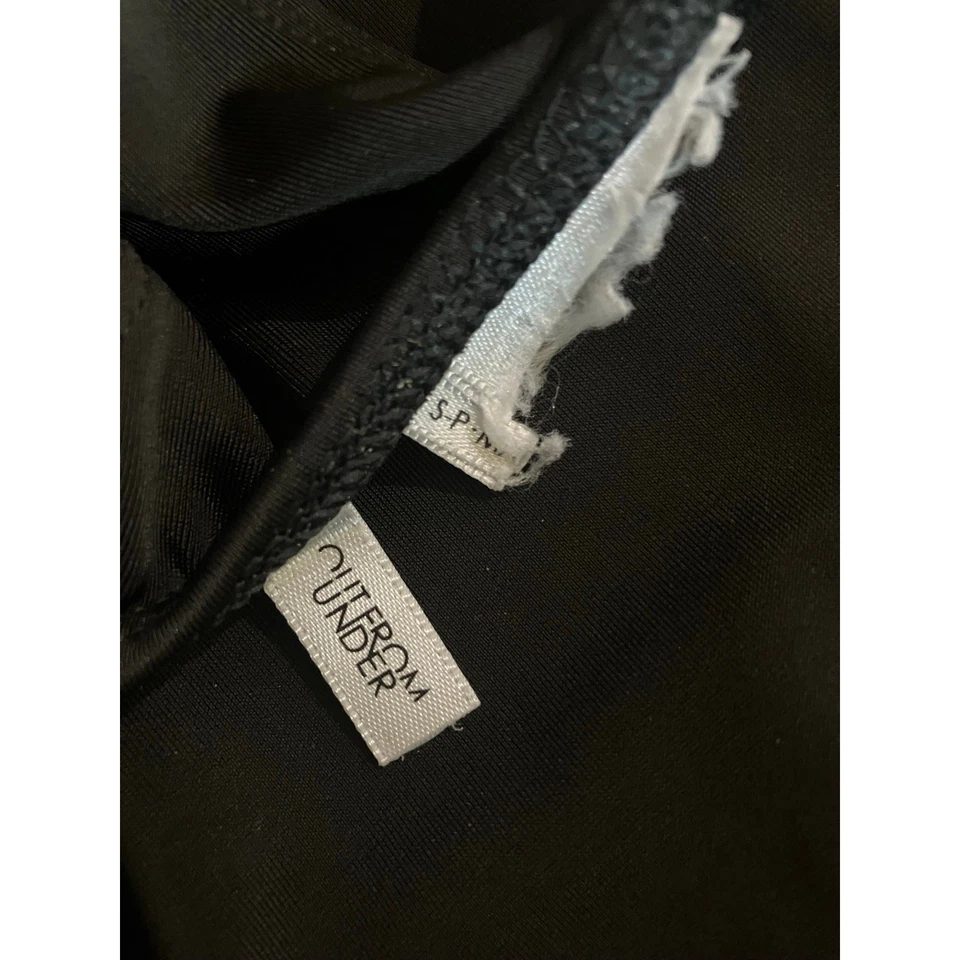 Купальник цельный Urban Outfitters OUT FROM UNDER с вырезом черный размер маленький S - Изображение 3 из 3