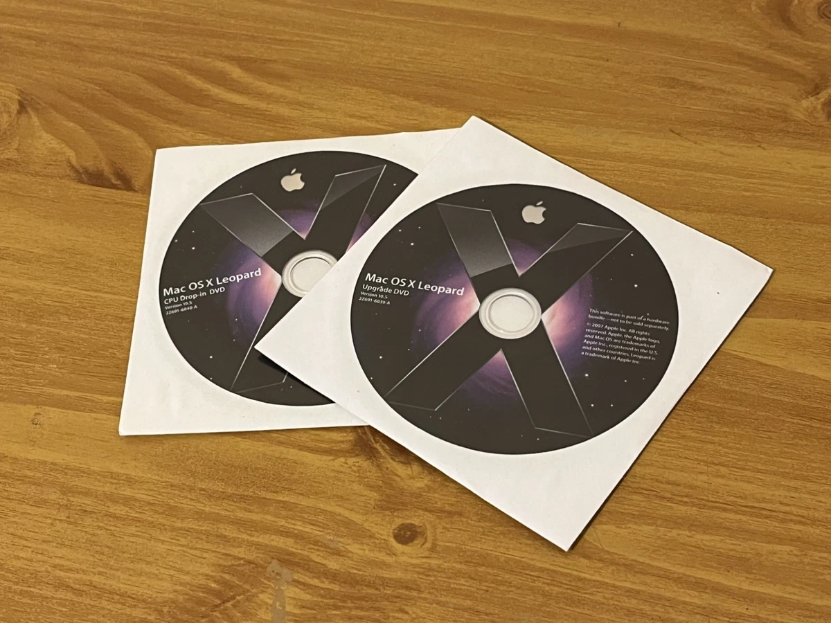 Mac OS X Leopard Install DVD Ver.10.5.6 【公式通販】