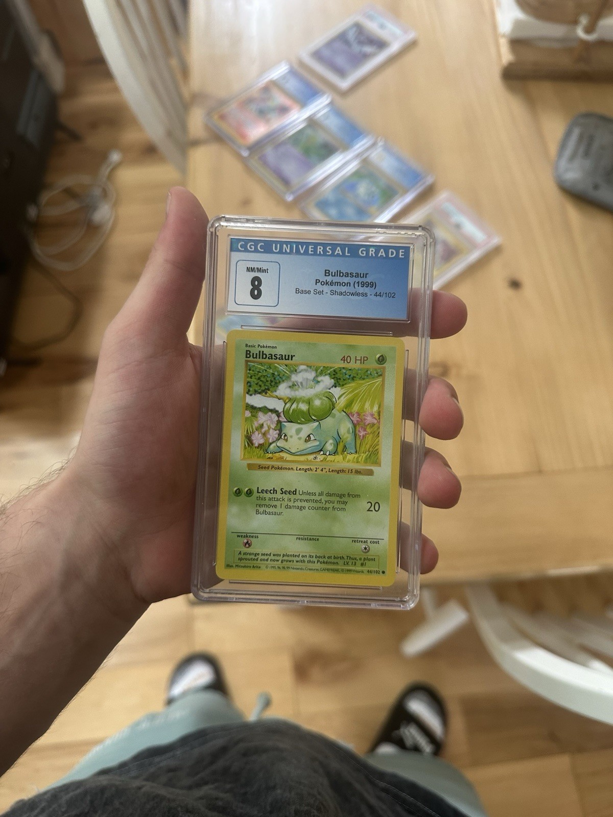 Bulbasaur 044/102 Base Set (Shadowless) Regular CGC 8(buy Set For Discount)