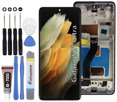 Für Samsung S21 Ultra G998 Bildschirm LCD Display INCELL Rahmen