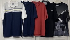 Men  s Shirts Lot Of 5 Casual Polo T Shirt Large