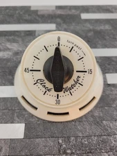 Vintage MCM Kitchen Timer Clock Watcher Mark Time -Works!