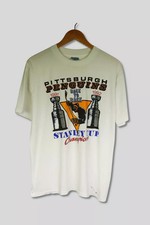 Vintage NHL Pittsburgh Penguins Stanley Cup Champions T Shirt VK10969