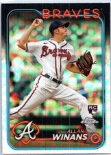 2024 Topps Chrome Logofractor Edition #249 Allan Winans Atlanta Braves