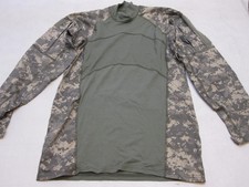 NWOT USGI ARMY COMBAT SHIRT MEDIUM ACU DIGITAL CAMO UCP FLAME RESISTANT ACS FR