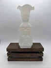 VTG Imperial White Milk Glass Vase - Mephistopheles German Mythology Demon